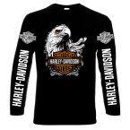 Harley Davidson, 9, men's long sleeve t-shirt, 100% cotton, S to 5XL